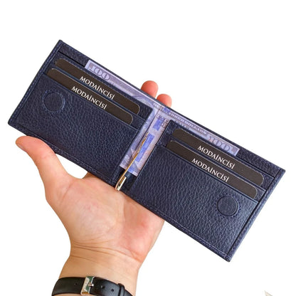 Edusa - Genuine Leather Premium Money Clip Luxury Wallet