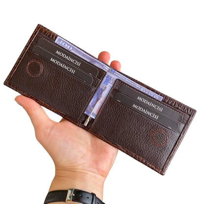 Edusa - Genuine Leather Premium Money Clip Luxury Wallet